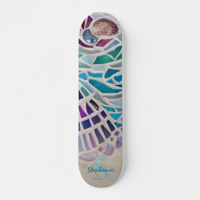 Personalisiertes Mosaik Skateboard (Vorne)