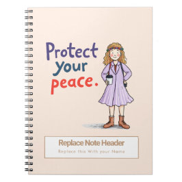 Personalisiertes Motivationsnotizbuch Notizblock