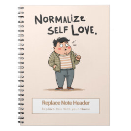 Personalisiertes Motivationsnotizbuch Notizblock