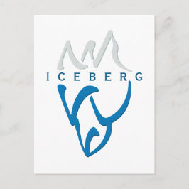 Personalisiertes Motivierend Abstraktes Iceberg-De Postkarte