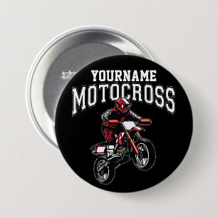Personalisiertes Motocross Dirt Bike Racing Button