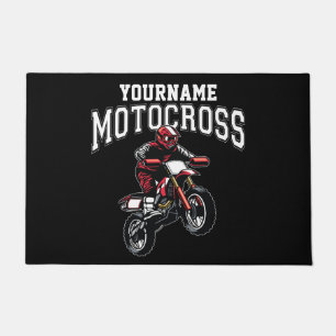 Personalisiertes Motocross Dirt Bike Racing Fußmatte