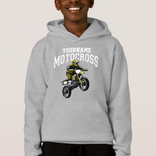 Personalisiertes Motocross Dirt Bike Racing  Hoodie