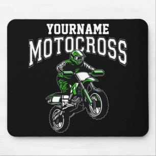 Personalisiertes Motocross Dirt Bike Racing Mousepad