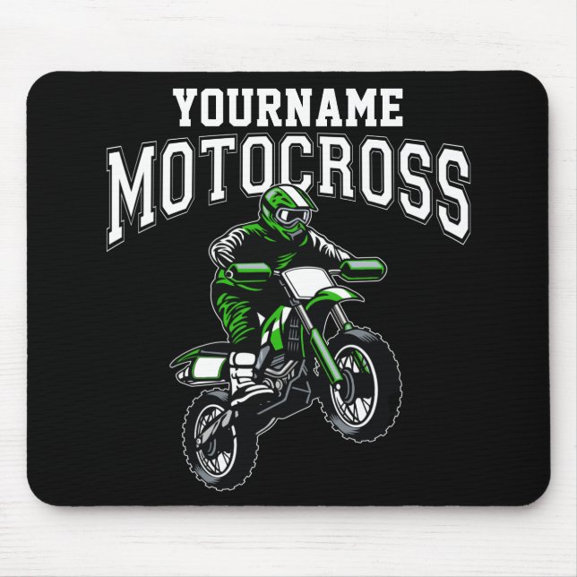 Personalisiertes Motocross Dirt Bike Racing Mousepad (Vorne)
