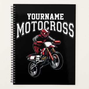 Personalisiertes Motocross Dirt Bike Racing Planer