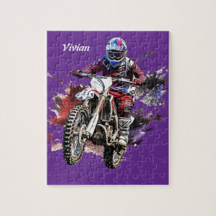 Personalisiertes Motocross Puzzle
