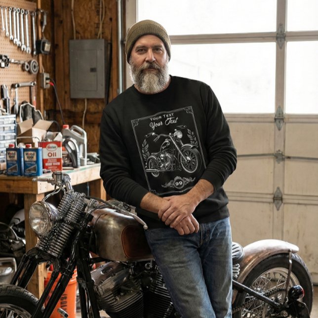 Personalisiertes Motorrad-Biker-Sweatshirt-Geschen Sweatshirt (Von Creator hochgeladen)