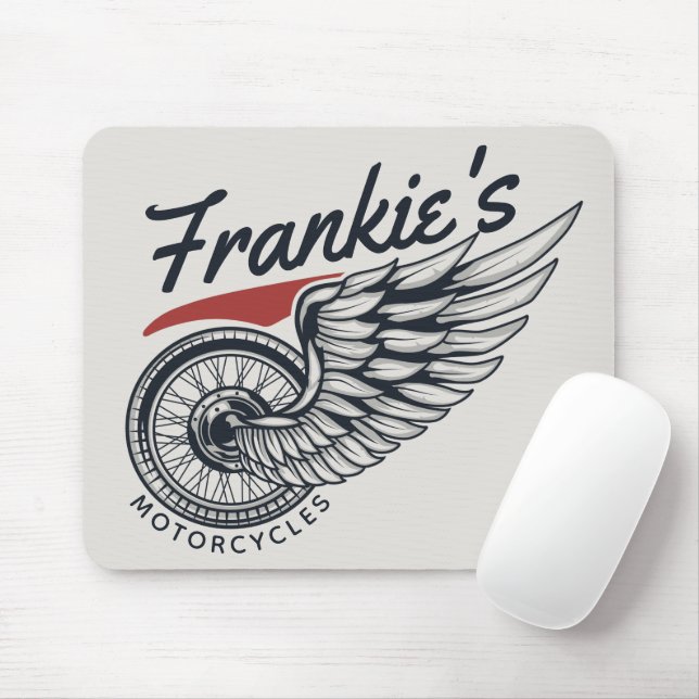 Personalisiertes Motorrad-Fliegerradgeschäft Mousepad (Mit Mouse)