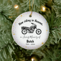Personalisiertes Motorrad-Gedenkornament