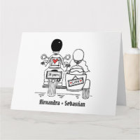 Personalisiertes Motorrad und Sidecar