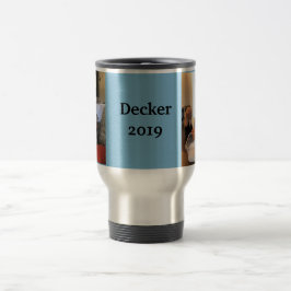 PERSONALISIERTES MUG MIT 2 BILDERN REISEBECHER