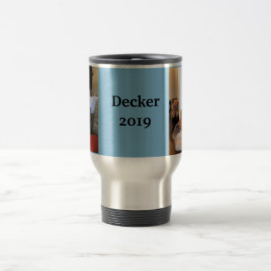 PERSONALISIERTES MUG MIT 2 BILDERN REISEBECHER