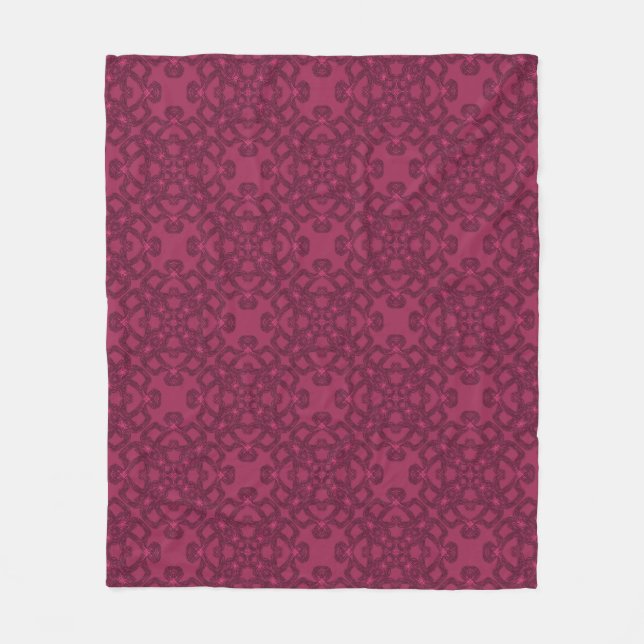 Personalisiertes Mulberry-Muster Fleecedecke (Vorderseite)