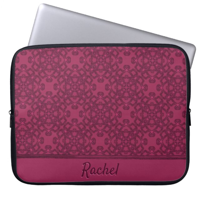 Personalisiertes Mulberry-Muster Laptopschutzhülle (Vorderseite)