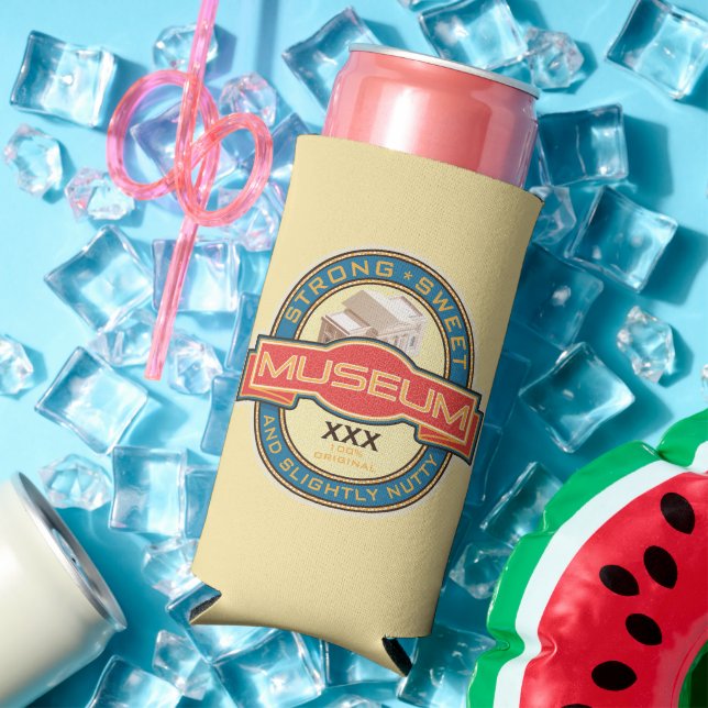 Personalisiertes Museum Lover's Seltzer Can Cooler Selters Dosenkühler (In Situ Sommer)