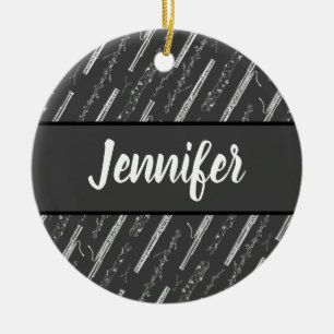 Personalisiertes Musikgeschenk für Bassoon Player Keramik Ornament