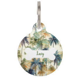 Personalisiertes Muster des runden Pet-Tags Haustiermarke