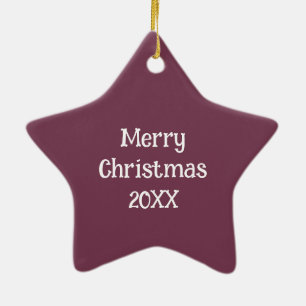 Personalisiertes Muster Keramik Ornament
