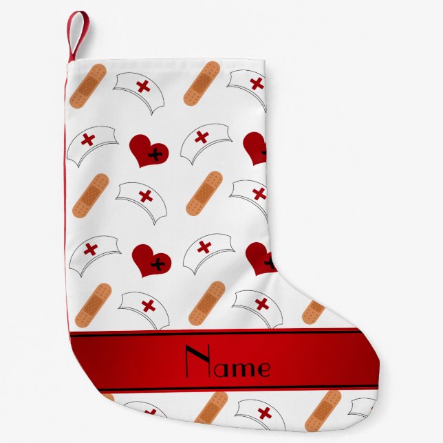 Personalisiertes Muster Kleiner Weihnachtsstrumpf (Vorderseite)
