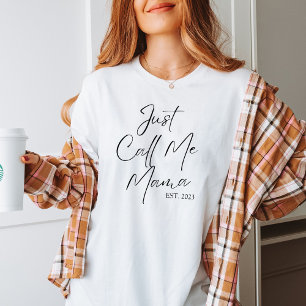 Personalisiertes Mutter Shirt, Junge Mutter Shirt