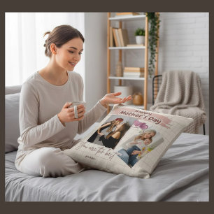 Personalisiertes Muttertags-Foto-Kissen Kissen
