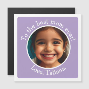 Personalisiertes Muttertagsgeschenk Foto Beste Mam Magneteinladung