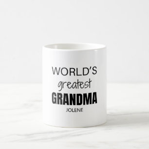 Personalisiertes Muttertagsgeschenk für Oma Kaffeetasse