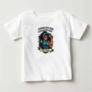 Personalisiertes Muttertagsgeschenk – Süße Familie Baby T-shirt
