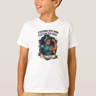 Personalisiertes Muttertagsgeschenk – Süße Familie T-Shirt