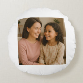 Personalisiertes Muttertagskissen Rundes Kissen