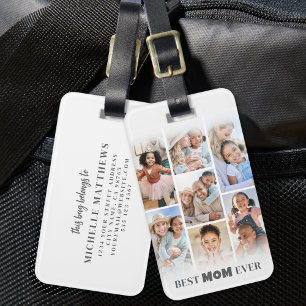 Personalisiertes Mutti-Foto Gepäckanhänger