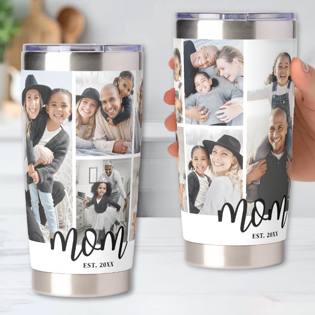 Personalisiertes Mutti-Foto Mutter Thermobecher (Personalized Mom Photo Mother Insulated Tumbler )