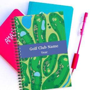 Personalisiertes My Golf Game Notebook Notizbuch