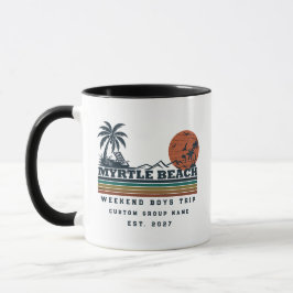 Personalisiertes Myrtle Beach-Wochenende-Junggesel Tasse
