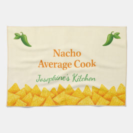 Personalisiertes Nacho-Durchschnittskoch-Funny-Tea Geschirrtuch