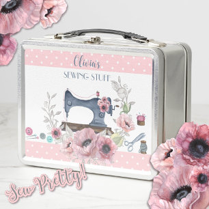 Personalisiertes Nähfeld Metall Brotdose