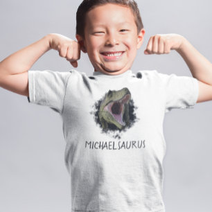 Personalisiertes Name T-Rex Tyrannosaurus T-Shirt