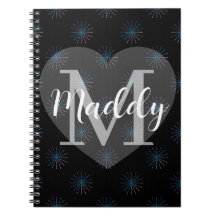 Personalisiertes Namen- und Initial-Starburst-Must