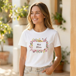 Personalisiertes Namens-Schul-Shirt für Lehrer als Tri-Blend Shirt