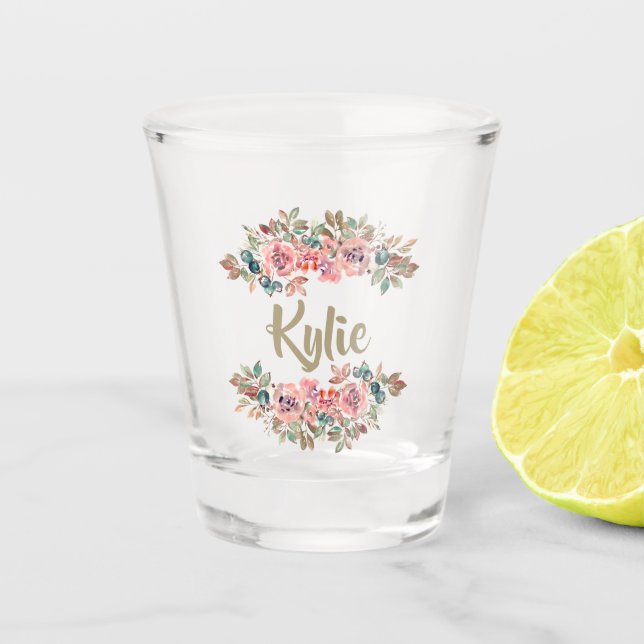 Personalisiertes Namens-Schussglas Individuelle Ge Schnapsglas (Vorderseite)