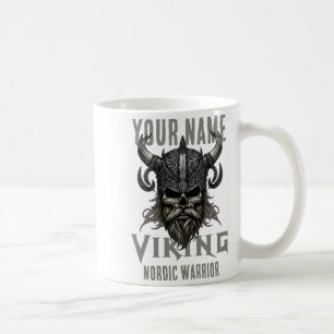 Personalisiertes Namens-Wiking-Krieger-Erbe T-Shir Kaffeetasse