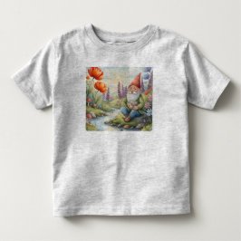 Personalisiertes Namens-Zauberwald-Toddler-Shirt Kleinkind T-shirt