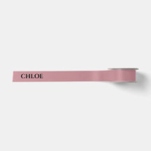 Personalisiertes Namensband Rosa Benutzerdefiniert