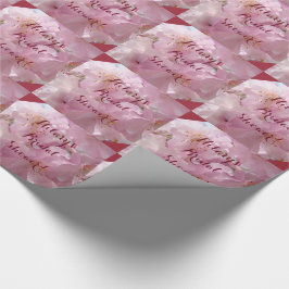 Personalisiertes NamensBrautpartyverpackungspapier Geschenkpapier
