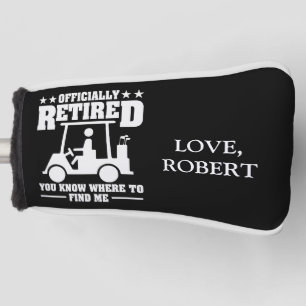 Personalisiertes Namensgeschenk für Golf-Dad im Ru Golf Headcover