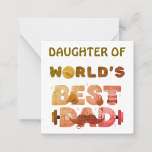 Personalisiertes Namensgeschenk für Sohn oder Toch Mitteilungskarte