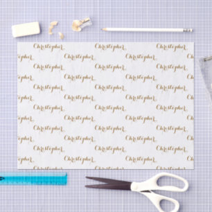 Personalisiertes Namensgeschenk-Tissue-Papier Seidenpapier