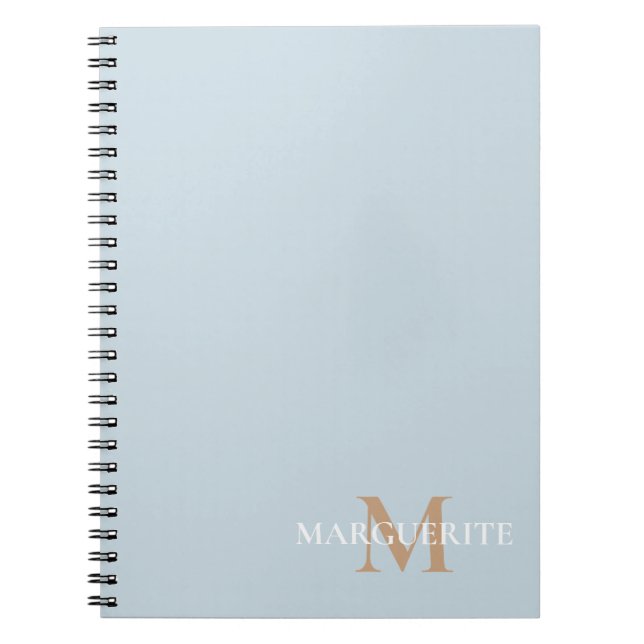 Personalisiertes Namensmonogramm Notizblock (Vorderseite)
