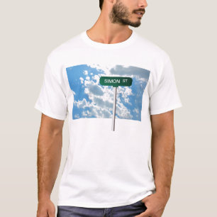 Personalisiertes Namensstraßen-Straßen-Zeichen a T-Shirt